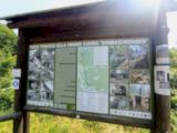 Tabellone informativo nel Parco Telematico della Grande Guerra - Bombaschgraben di Pontebba
