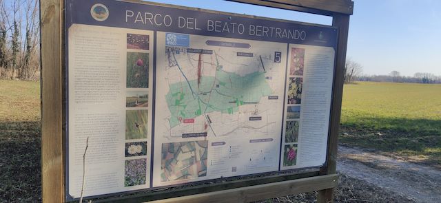 Percorso corto nell'immenso Biotopo Prati della Piana Beato Bertrando